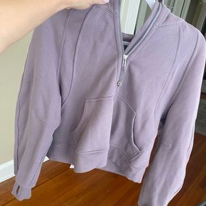 Lululemon oversized half zip scuba XS/S